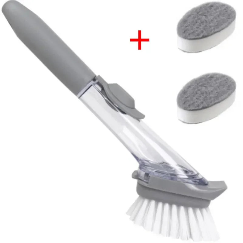 Dish Brush - PureBrushly™ - with Soap Dispenser