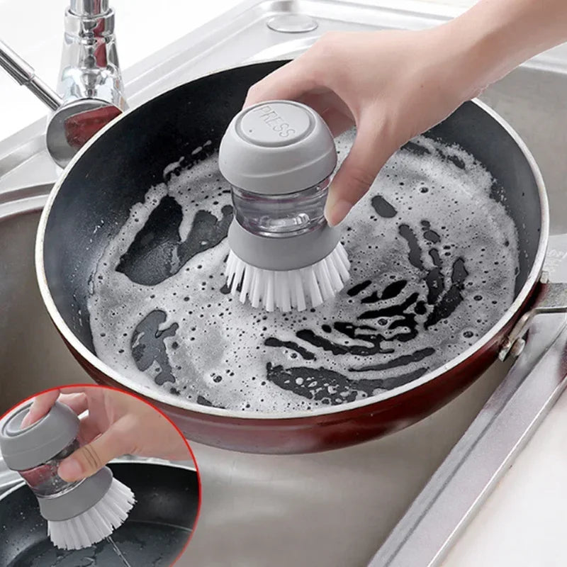 Dish Brush - PureBrushly™ - with Soap Dispenser